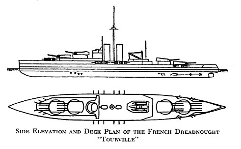 "里昂"级战列舰设计排水量22500吨,满载排水量29000 吨