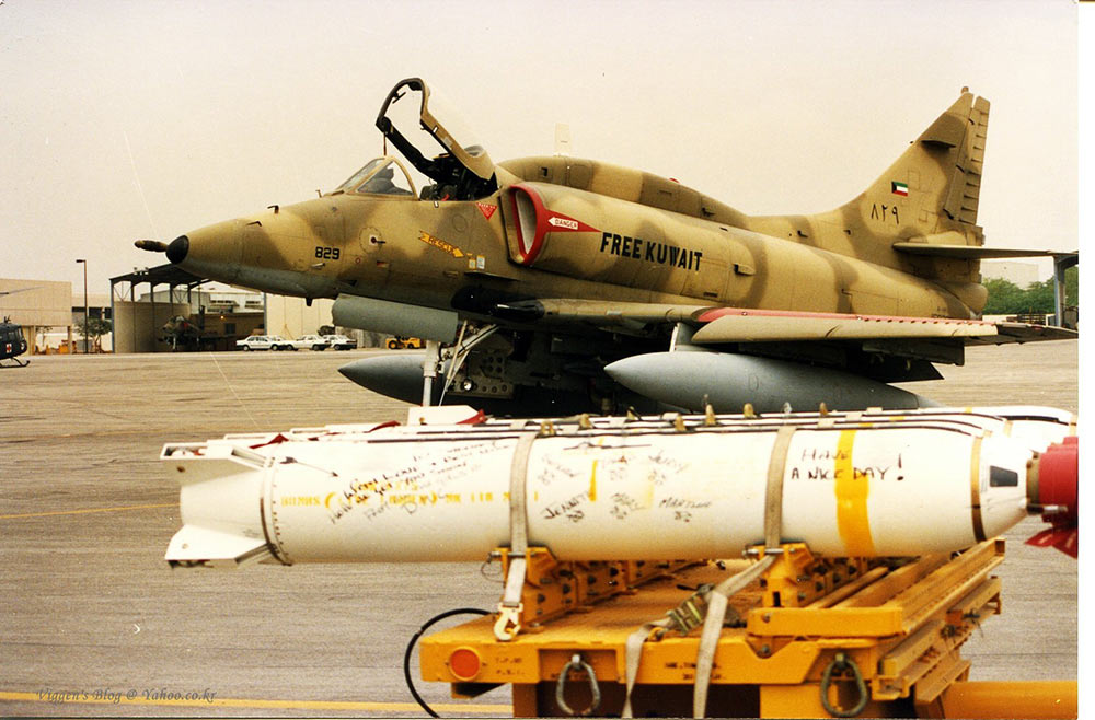 自由科威特空军A-4天鹰攻击机 为祖国而战