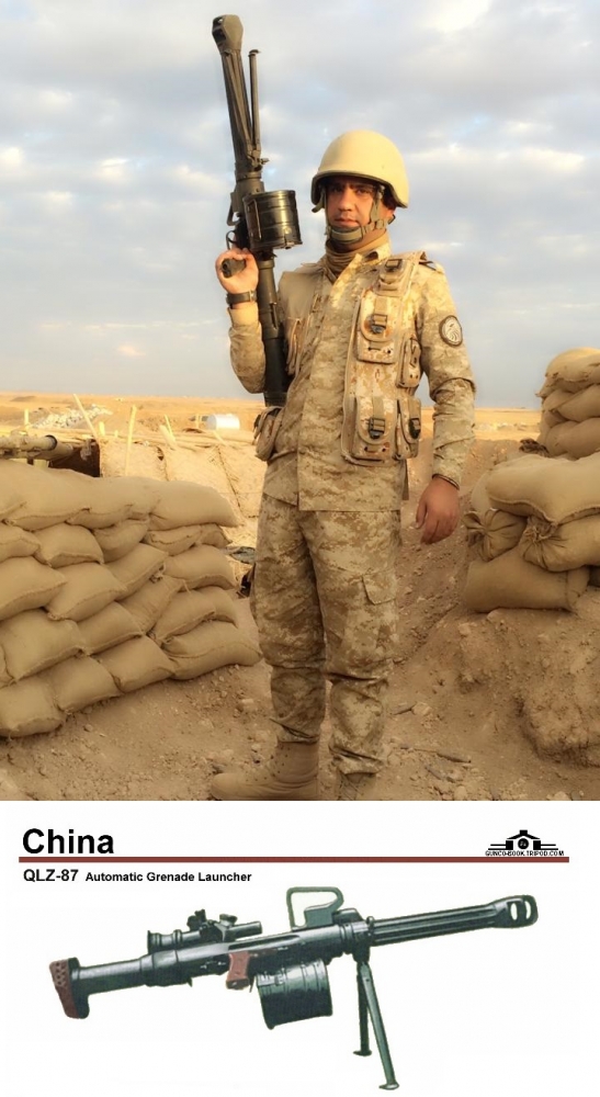 库尔德士兵手持中国87式榴弹炮对战极端武装