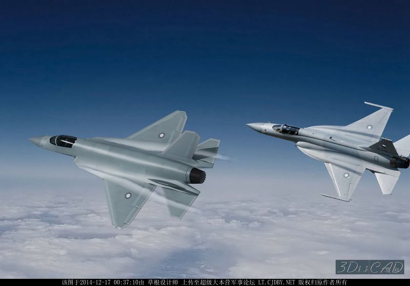 网友给出隐身版枭龙魔改方案 二代变四代?