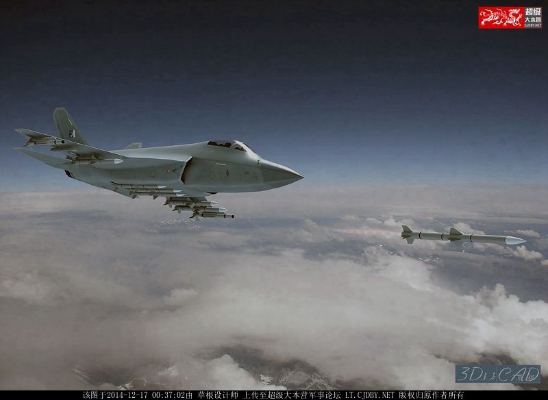 网友给出隐身版枭龙魔改方案 二代变四代?