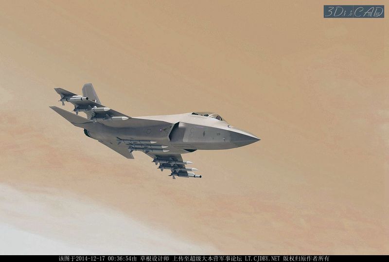 网友给出隐身版枭龙魔改方案 二代变四代?