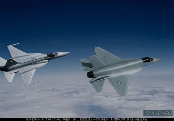 网友给出隐身版枭龙魔改方案 二代变四代?