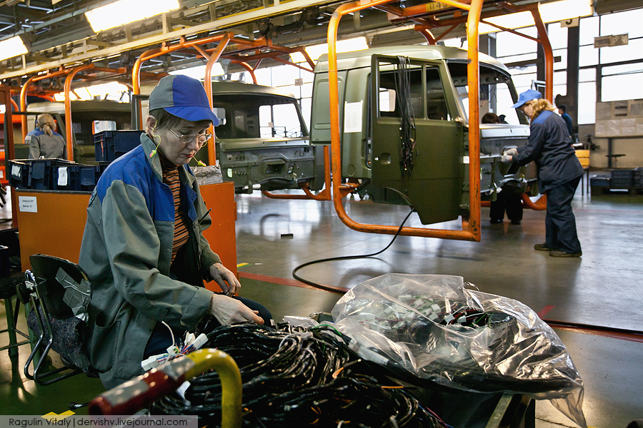 俄罗斯网友探访前苏联卡玛斯汽车制造厂