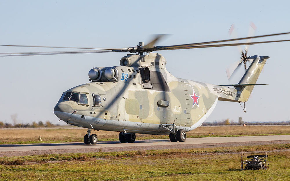 米-26t重型运输直升机.