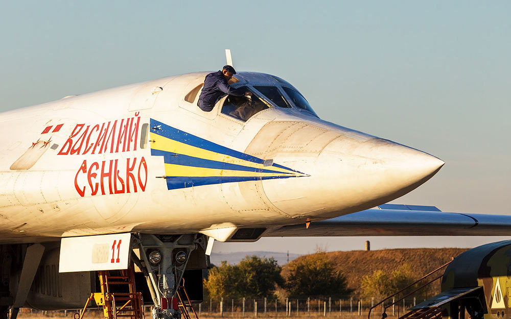 俄罗斯空军基地图-95MS和图160海量美图