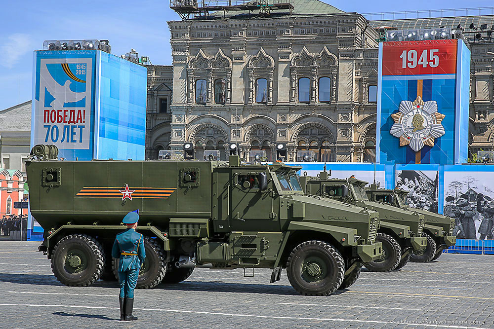 俄罗斯红场阅兵7号总彩排 参阅装备高清近照