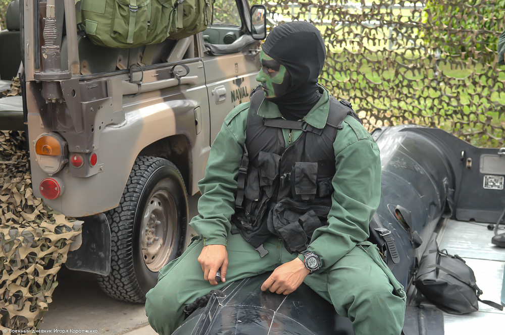 秘鲁海军陆战队特种部队蛙人装备展示 用进口