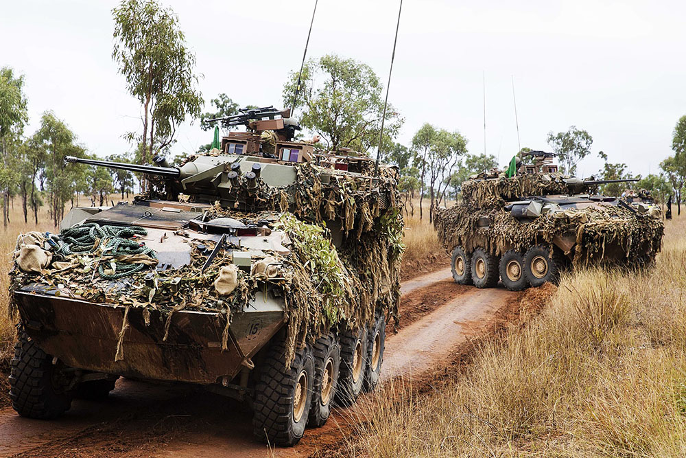 澳大利亚陆军在昆士兰州进行战术演习 规模宏
