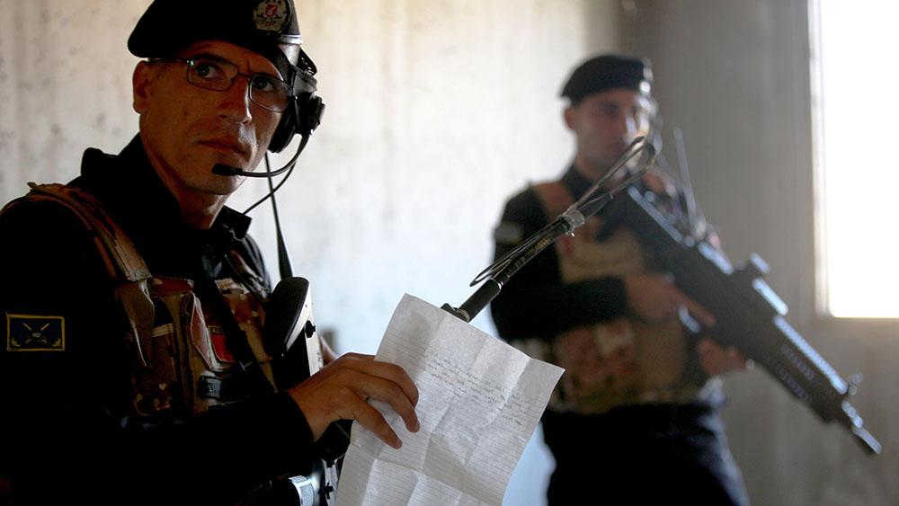 英国海军陆战队参加白金狮-2015演习