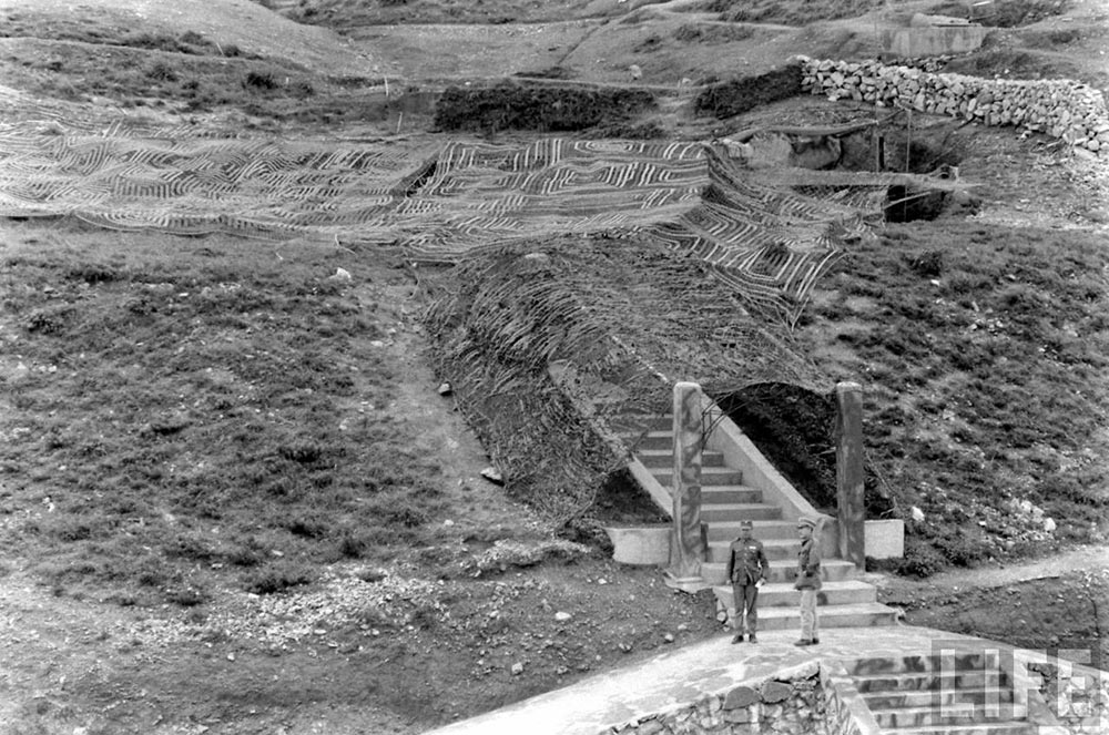 1957年马祖岛岸防火炮及防御阵地实弹射击训