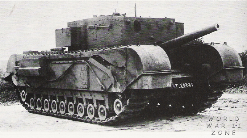 大英帝国的另类战车 “丘吉尔 GC”自行反坦克炮_空中网军事频道