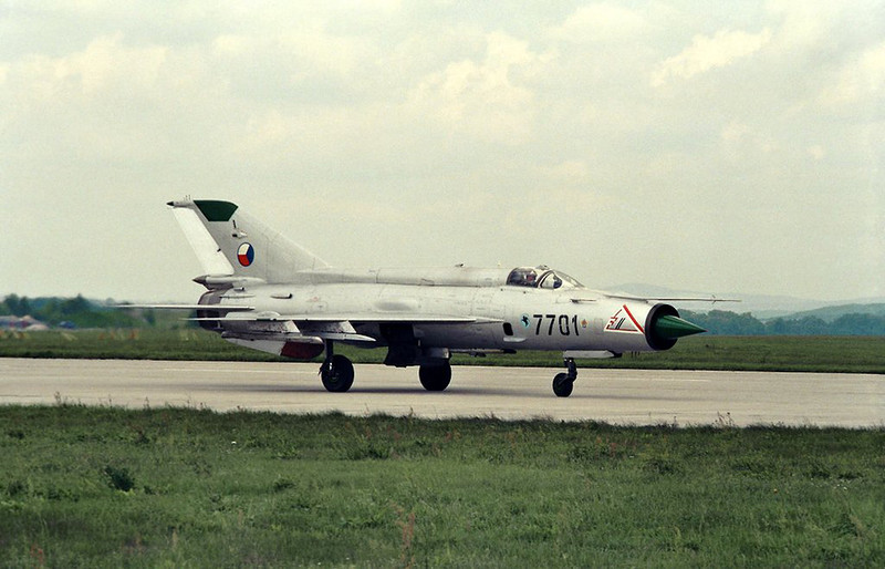参加捷克斯洛伐克航展的捷克斯洛伐克空军战机