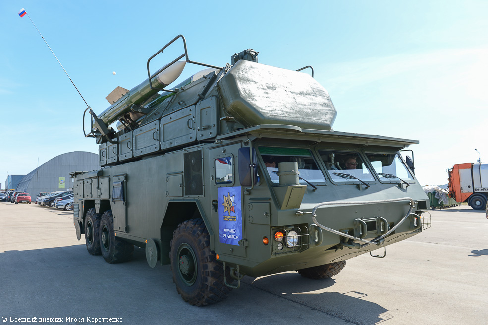 亮相莫斯科航展的Buk-M2E防空导弹系统