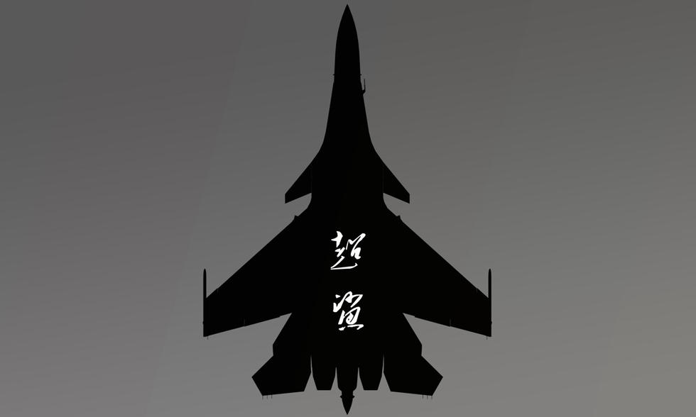 超级飞鲨:网友绘隐身弹射版歼15D舰载机想象