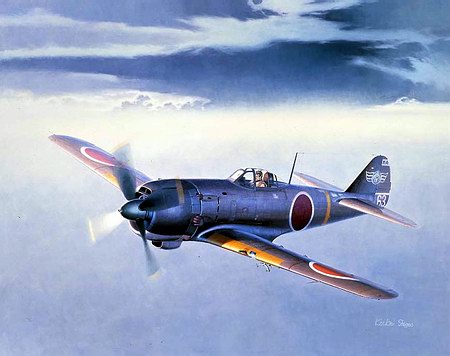 中岛Ki-84疾风四式战斗机._空中网军事频道
