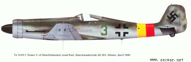 二战德国飞机--fwta152战斗机