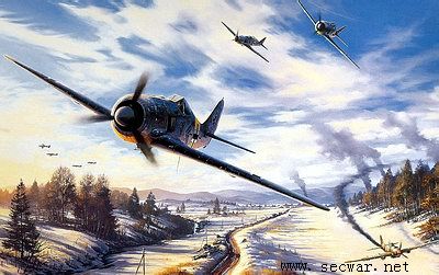 德国空军主力fw190战斗机