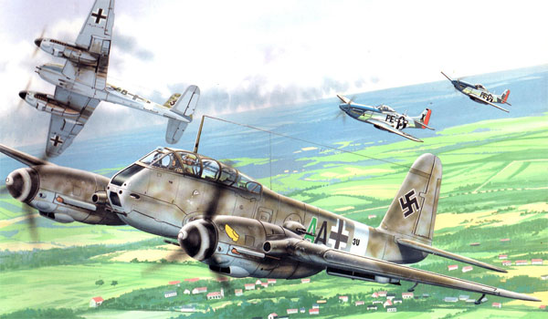 二战帝国毒蜂 德国Me.410重型战斗机_幸运胜