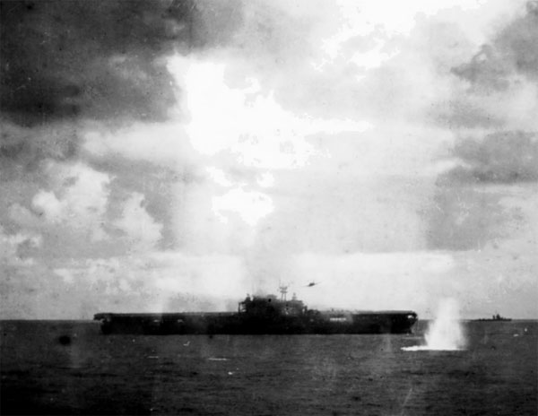 大黄蜂号航空母舰在10月26日遭受日本航空母