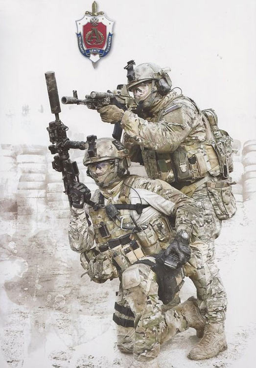 俄罗斯阿尔法特种部队精彩宣传照