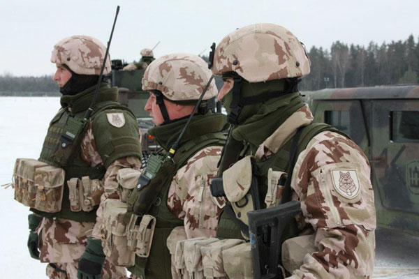 立陶宛士兵即将部署阿富汗