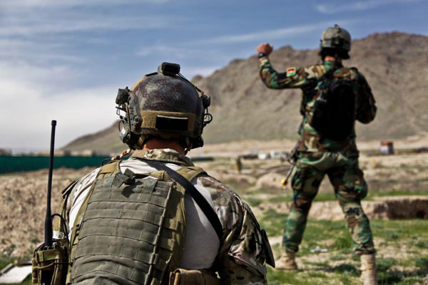 阿富汗特种部队一水美械装备