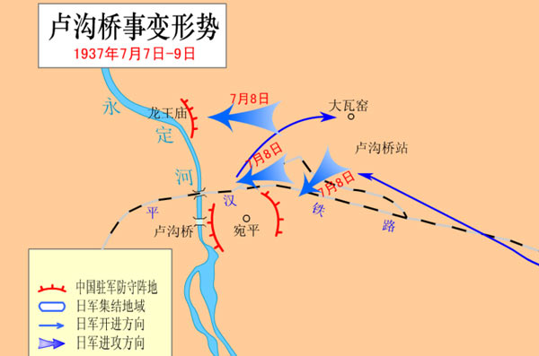 中国抗日战争全面爆发的起点 七七事变