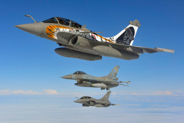 希腊空军参加北约老虎军演