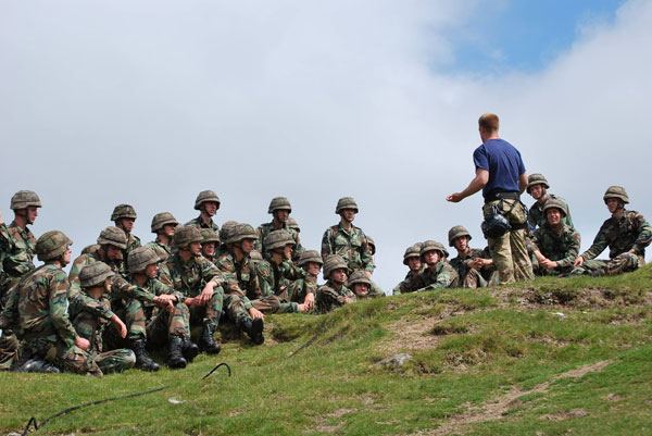 英国皇家海军陆战队山地作战训练