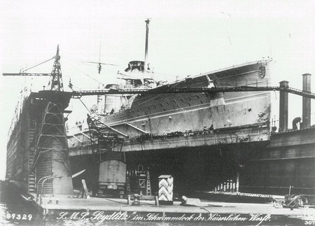 不沉之舰—德皇海军塞德利茨号战列巡洋舰