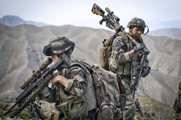 法国军队在阿富汗反恐作战图集