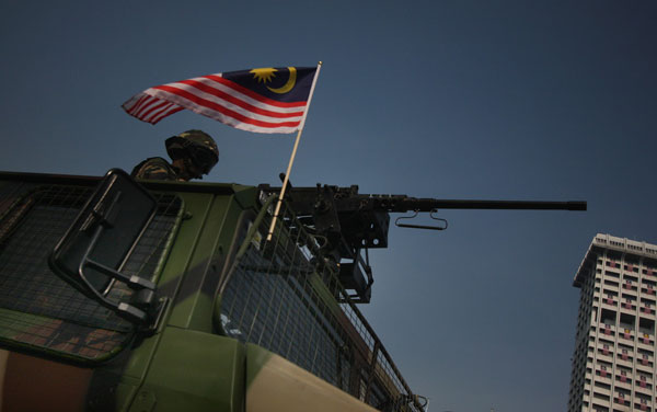 特种部队亮相 马来西亚举行独立日阅兵_空中网军事频道