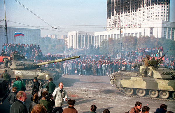 1993年10月4日莫斯科十月事件结束政变