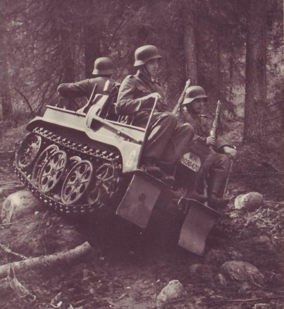 德国Sd.Kfz.2半履带摩托车