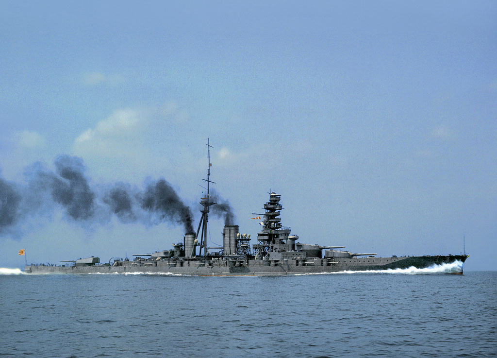 二战日本海军榛名号战列舰