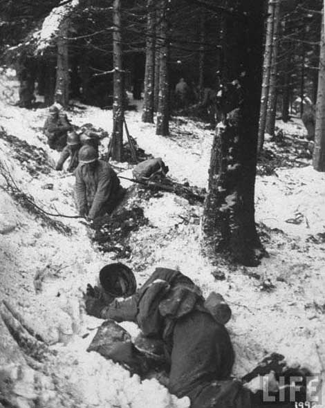 阿登战役 美德冰天雪地中厮杀_空中网军事频道