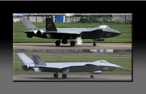 网友再曝新歼20试飞照 多架军方专机到场