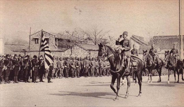 南京沦陷守军仍抵抗 日军联队长被炸死