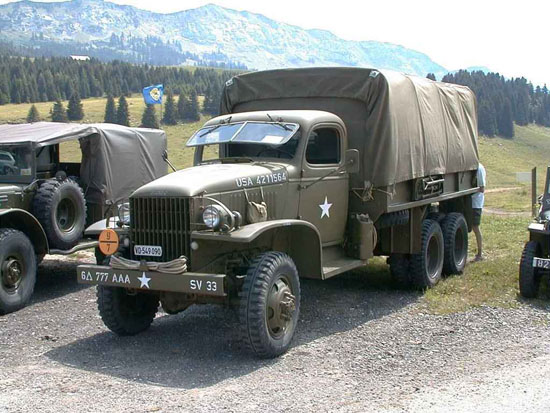 美国通用汽车公司gmc cckw-353十轮军用卡车