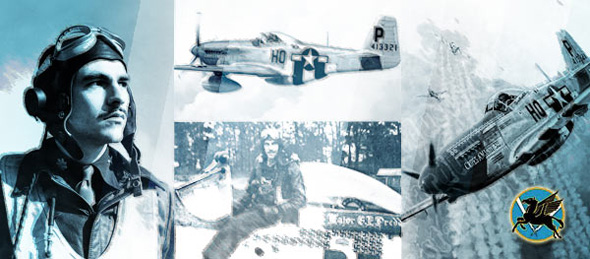 二战美军王牌飞行员乔治.普瑞迪 野马之王