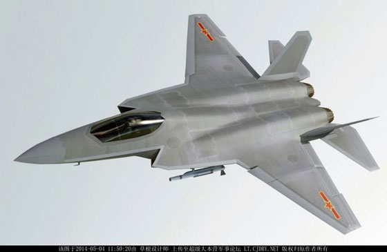 网友绘制舰载版歼-31与辽宁舰配合作战美图_空中网军事频道