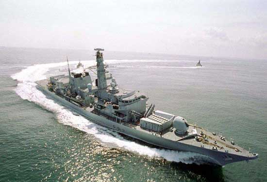 英国海军23型公爵级护卫舰 多功能舰艇