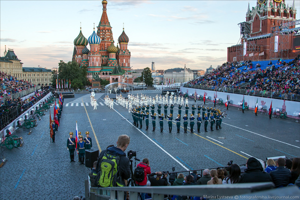 2014国际军事音乐节在莫斯科红场开幕
