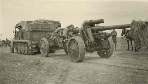 国军炮兵参加第3次长沙会战 150毫米重炮发威_空中网军事频道