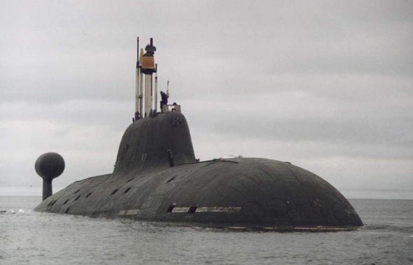 苏联阿库拉级核潜艇 大洋海底的黑色“利刃”_空中网军事频道