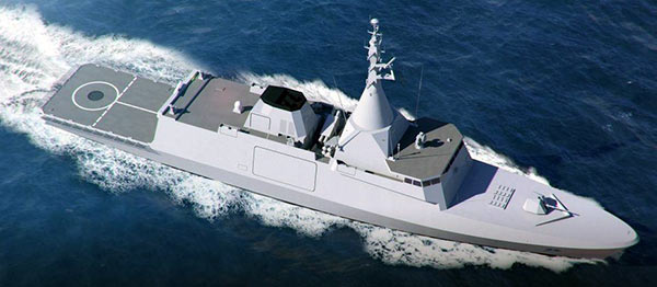 视频:法国DCNS洛里昂船厂开工为埃及建造护卫舰