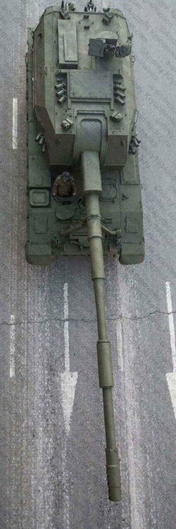 坦克装甲车俯视图:车体长得可做