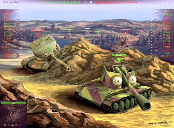 坦克世界俄服《2014坦克漫画》大赛获得作品