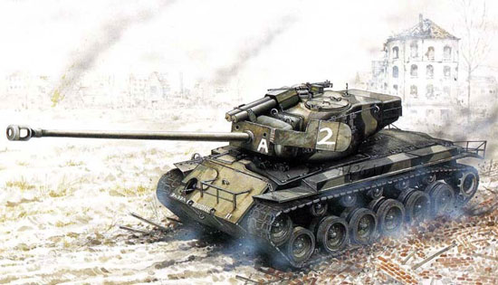 t26e4&ldquo;超级潘兴&rdquo;是在t26e1坦克上安装